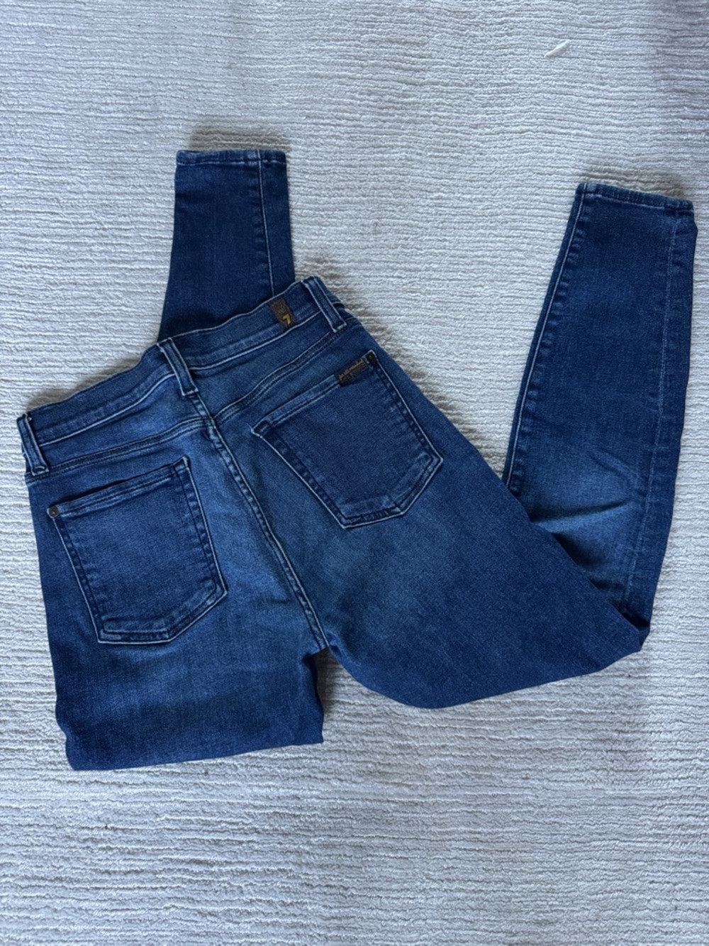 7 For All Mankind Women's High-Rise Skinny Jeans size 27